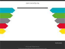 Tablet Screenshot of open-security.org
